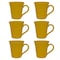 Manhattan Comfort Coup 12 Mugs (11.16 oz.) in Yellow 2-AM94-0490 - alternate 2